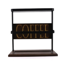 Wall Mount Decorative Coffee Cup Display Rack